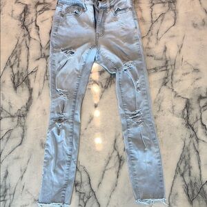Blue High Rise Denim Jeans